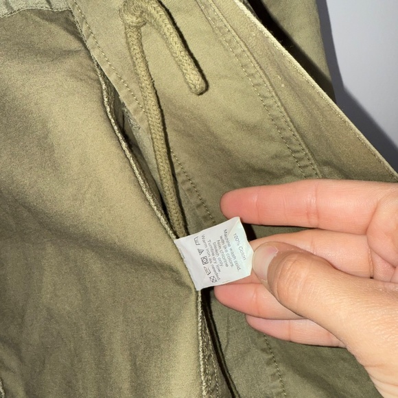 JCREW Womens Medium Olive Green Adjustable Waist Full Zip Utility Jacket VV7 - Picture 6 of 6